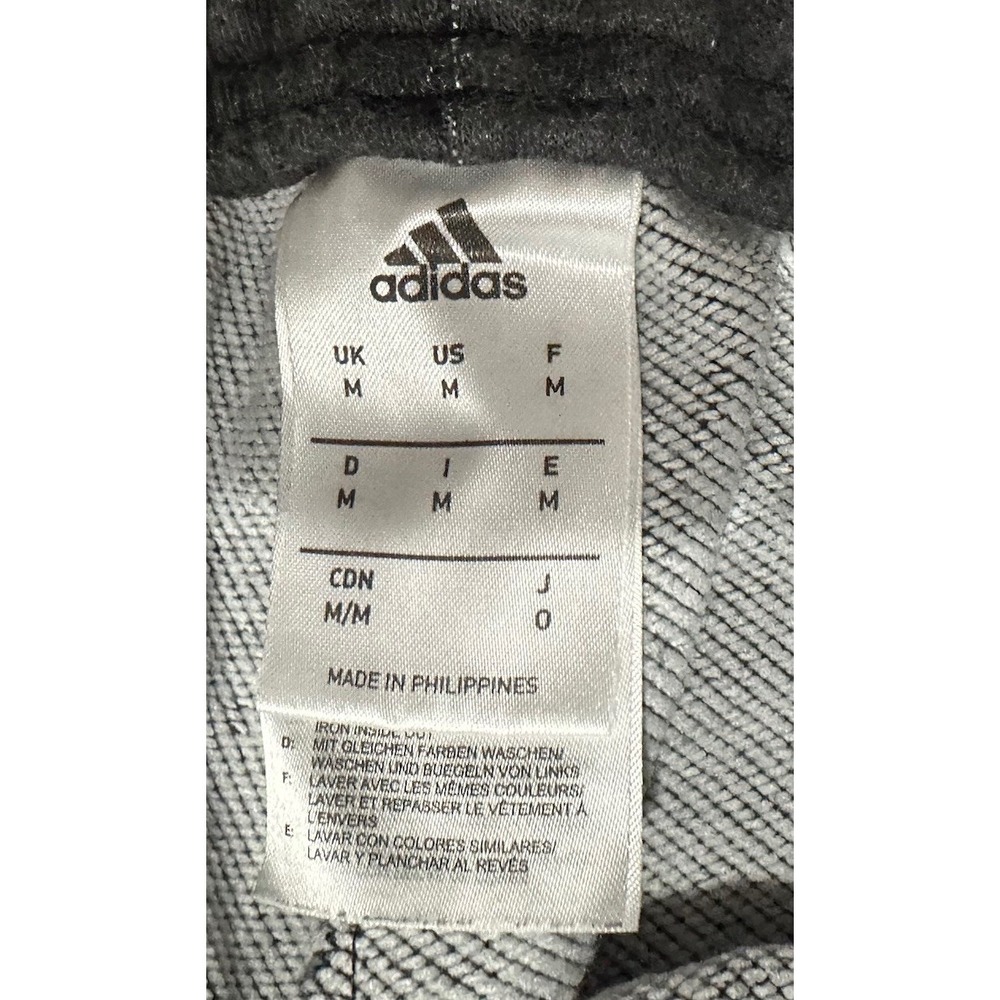 Vintage Adidas Sweatpants Men's Medium Black Athletic Taper Drawstring Sweatpant - Picture 12 of 14